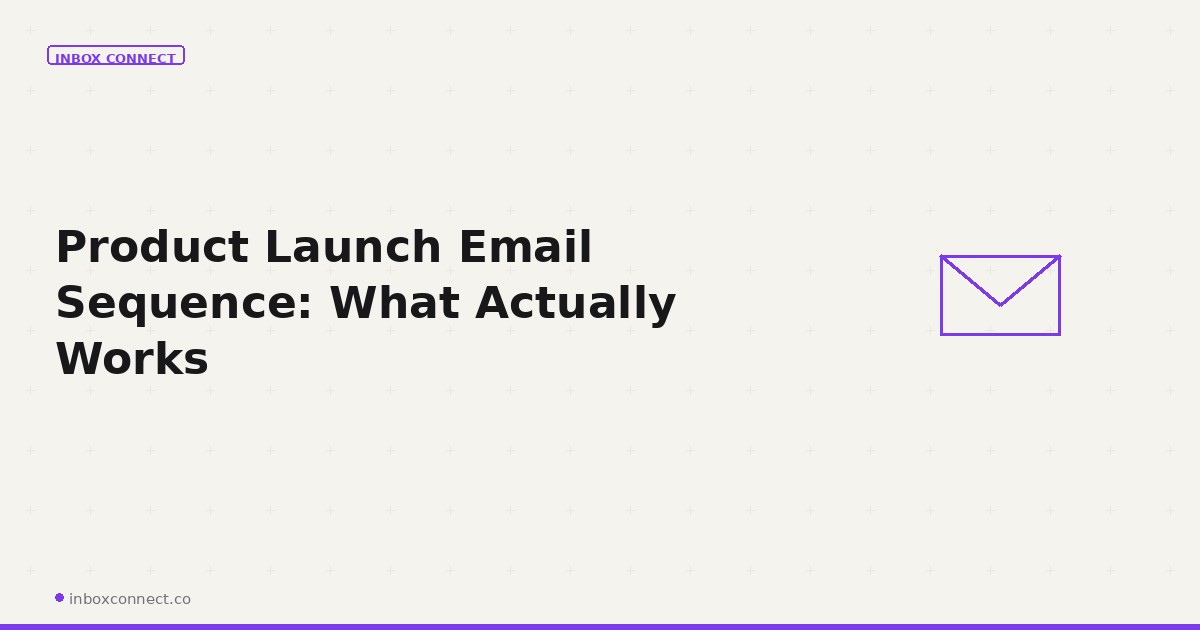 Product Launch Email Sequence: What Actually Works